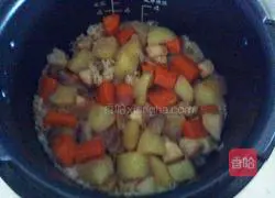 Illustration of rice cooker cooking method 13