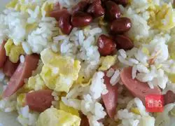 Illustration of how to make egg fried rice 6