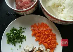 Illustration of how to make fried rice 1
