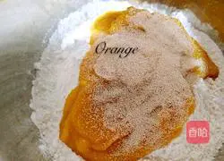 Illustration of how to make pumpkin flat buns 3