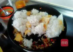 Illustration of cabbage fried rice 5