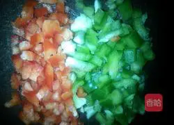 Illustration of how to make pear fried rice 3