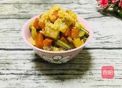 Illustration of how to make braised rice with beans and potatoes 8