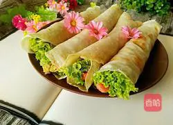 Illustration of how to make single-bread rolls 14