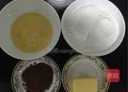 Illustration of how to make cocoa cookies 1