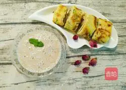 Illustration of how to make green onion egg pancake 6