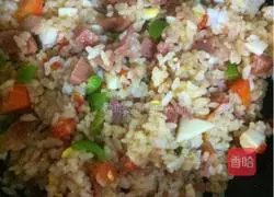 Illustration of how to make colorful fried rice 6