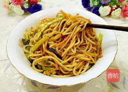 Illustration of how to make hot noodles 15