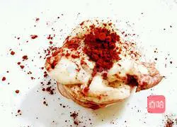 Illustration of how to make red flower steamed buns 2