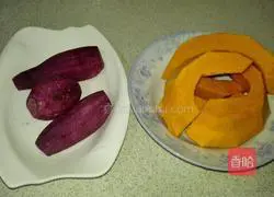 Illustration of how to make colorful glutinous rice balls 1