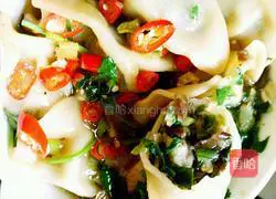 Illustration of how to make spicy and sour dumplings 9