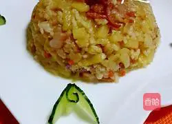 Potato Bacon Fried Rice Recipe Illustration 13