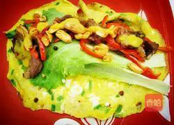 Honey Mustard Lamb Omelette Recipe Illustration 7