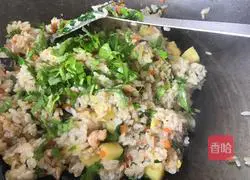 Pineapple, Shrimp, Egg Fried Rice Recipe Illustration 18 