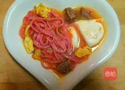 Illustration of how to make colorful noodles 14