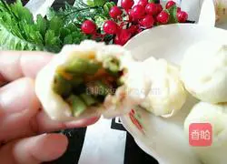 Cooked beans Illustration of how to make minced pork buns 1