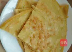 Illustration of how to make scallion pancake 3