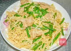 Illustration of how to make steamed noodles 8