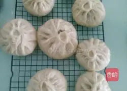 Illustration of how to make 12 buns (stuffed with radish and vermicelli) 16