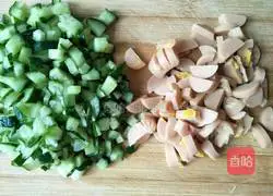 Cucumber fried rice recipe 1
