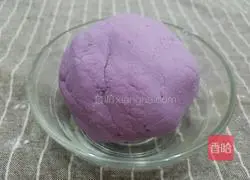 Illustration of homemade purple sweet potato dumplings 5