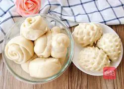 Illustration of how to make hedgehog steamed buns 14