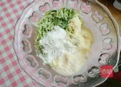 Illustration of how to make vegetable pancakes 3