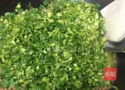 Garlic Illustration of how to make parsley fried rice 6