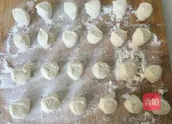 Illustration of how to make pork and leek dumplings 7