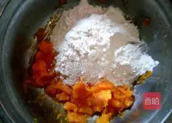 Pumpkin Rose Steamed Buns Recipe Illustration 3