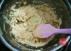 Illustration of how to make peanut butter pancakes 3