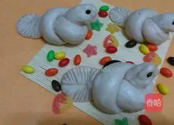 Little pigeon steamed buns Illustration of how to do it 8