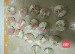 Illustration of how to make mushroom and pork buns 11