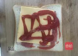 Illustration of how to make breakfast sandwich 5