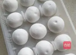 Illustration of how to make fried glutinous rice balls 1