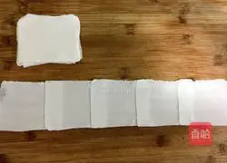 Illustration of how to make wonton skin scallion pancakes 2