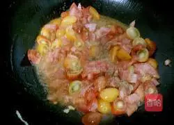 Illustration of how to make cherry tomatoes and egg noodles 7