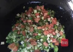 Illustration of how to make fried steamed buns 4