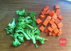 Illustration of how to make colorful vegetable cakes 2