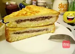  Illustration of making toast sandwich 9