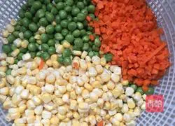 Illustration of how to make multigrain rice cakes 1