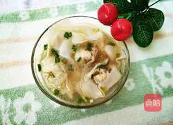 Illustration of how to make chicken stuffed wontons 10