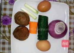 Onion Ring Egg Pancake Recipe Illustration 1