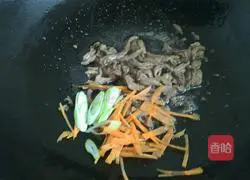 Illustration of how to make shredded pork noodles 5