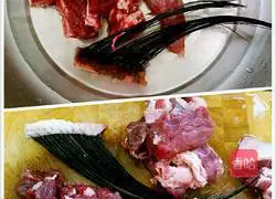 Illustration of how to make wild boar and shepherd's purse wontons 4