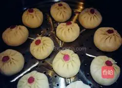 Illustration of how to make steamed buns with soy sauce 8