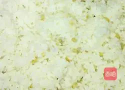 Illustration of how to make multi-flavored egg fried rice 1