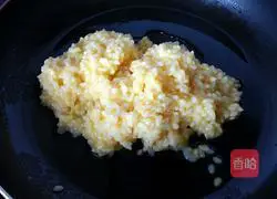 Illustration of how to make gold-wrapped silver egg fried rice 5