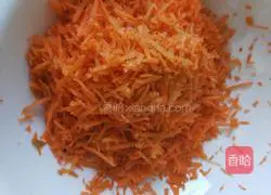 Illustration of how to make carrot buns 3