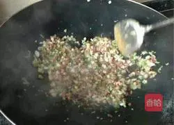 Illustration of how to make sea urchin fried rice 1